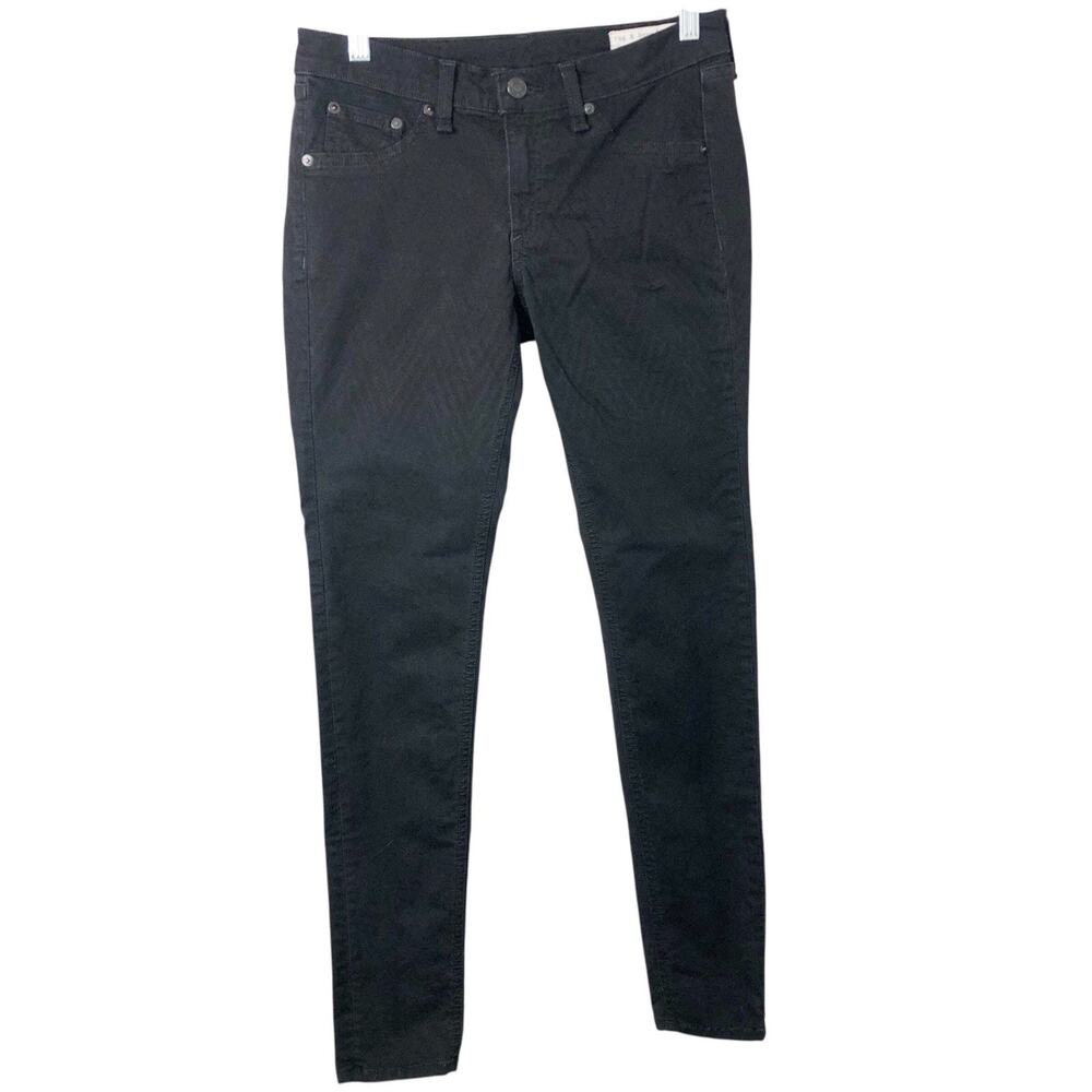 Rag & Bone Women's Chevron Ombre Low Rise Legging Jeans Size 28